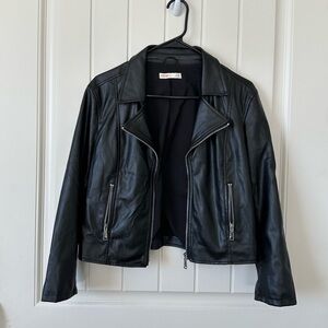 Faux Leather Jacket